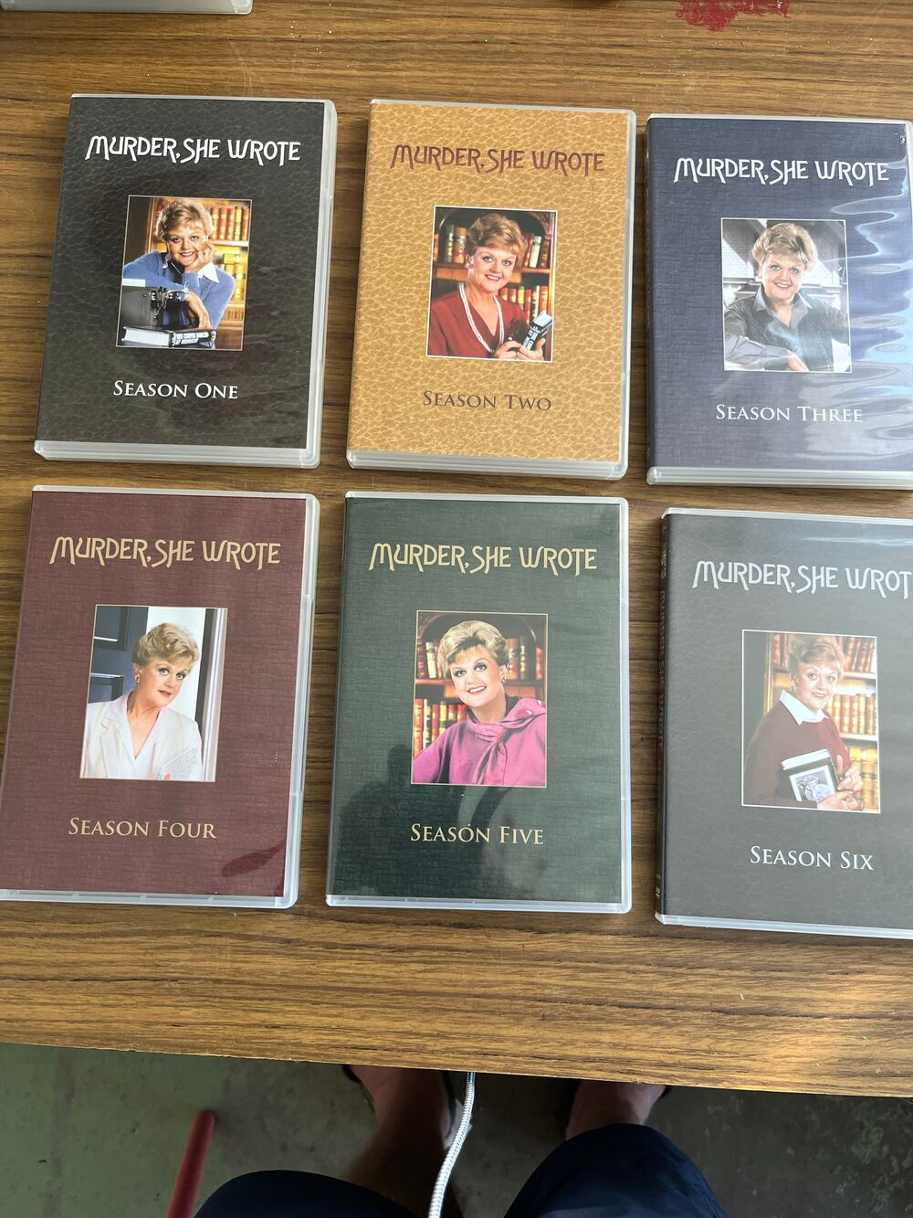 Murder, She Wrote season one through season six DVD set with individual cases
